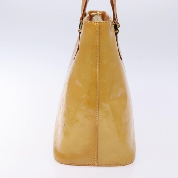 LOUIS VUITTON Monogram Vernis Houston Hand Bag Beige - Picture 5 of 15